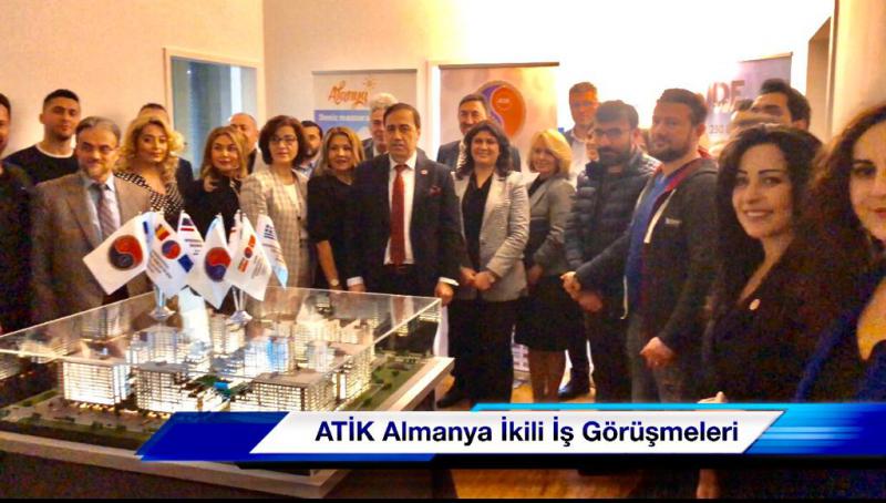 Almanya Dortmund ATİK Uluslararası 2020 İkili İş Birliği Görüşmeleri Business Club Üyeleri ile Gerçekleştirildi