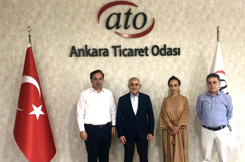 Ankara Ticaret Odası Meclis Başkanı Mustafa Deryal’ı ATİK Genel Başkanımız Aziz Şahin, ATİK Ankara Başkan adayımız İş İnsanı Hande Gözüm, ATİK Genel Merkez iletişim Başkanı Aytekin İşçi ziyaret ettiler.