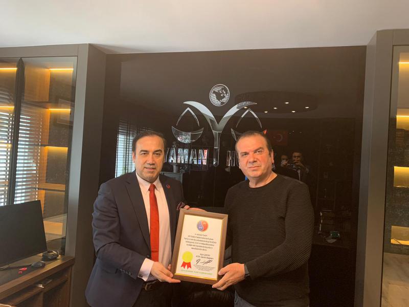 Antalya’da Yaman Hukuk Avukatlar Ofisi Kurucusu ve ATİK Türkiye Hukuk Komisyonu Başkanımız Avukat Mustafa Yaman’ı ATİK Genel Başkanımız Aziz Şahin Burdur Bucak’ta yeni açtığı Yaman Hukuk ofisini ziyaret etti
