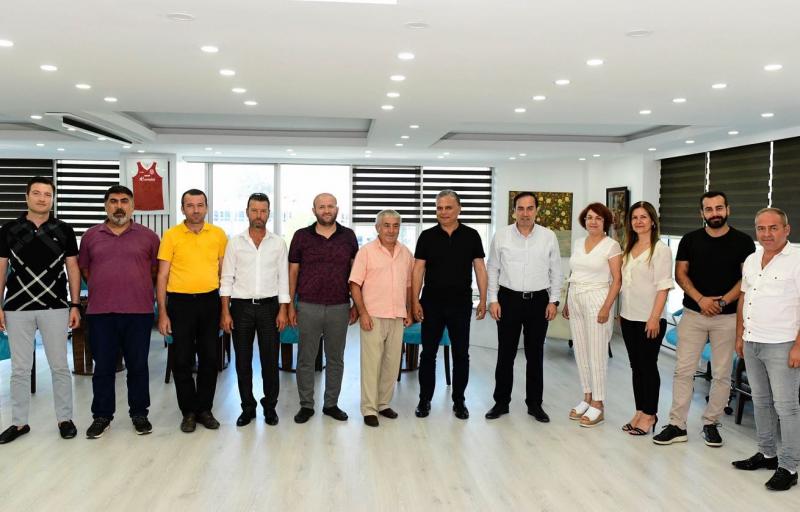 Antalya Muratpaşa Belediye Başkanı Av. Ümit Uysal’ı ATİK Antalya Uluslararası Ticaret ve İşbirliği Konseyi Heyeti Ziyaret Ettiler
