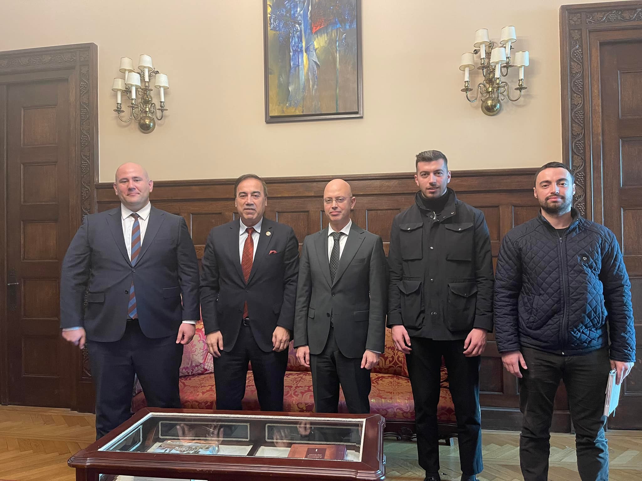 ATİK Başkanı Aziz Şahin’den Atina Büyükelçiliği’ne Ziyaret