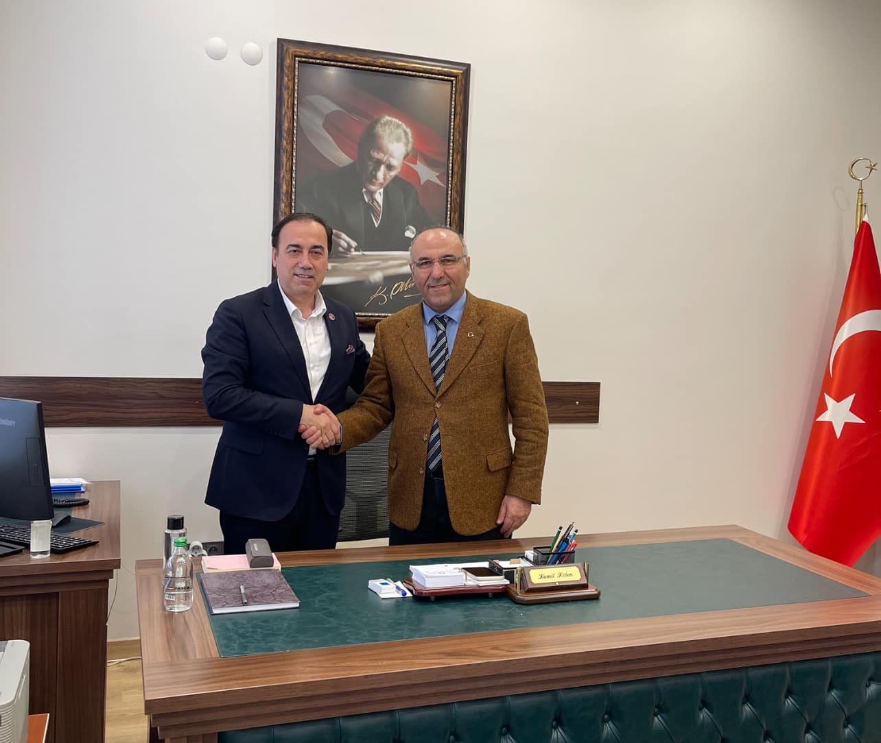 ATİK Genel Başkanı Aziz Şahin’den İzmir Vali Yardımcısı Kamil Köten’e Ziyaret