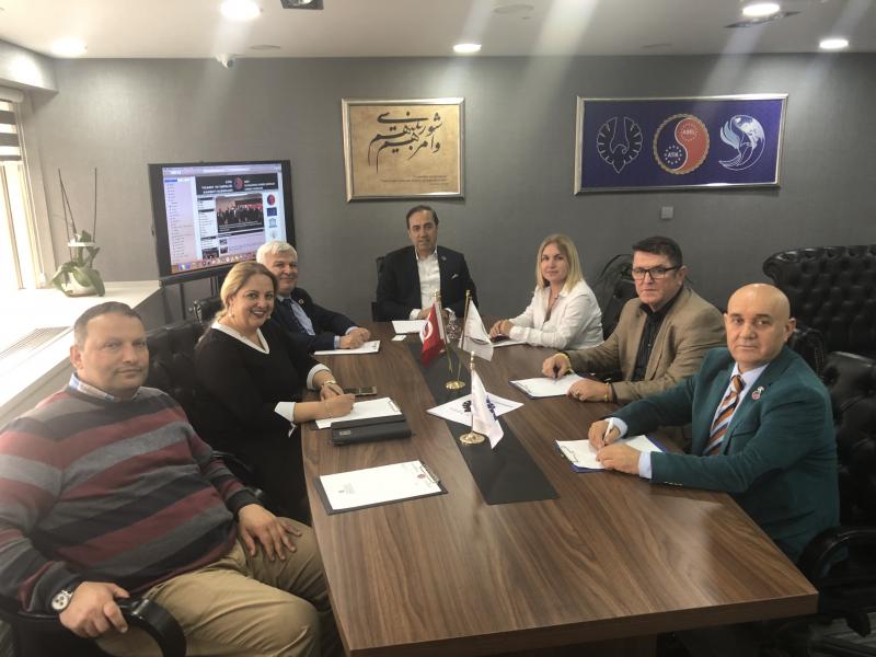 ATİK Genel Başkanımız Aziz ŞAHİN Başkanlığında ATİK Türkiye Başkanımız Mehmet ARAT Koordinatörlüğünde ATİK İstanbul Genel Merkezinde Toplantı Yapıldı