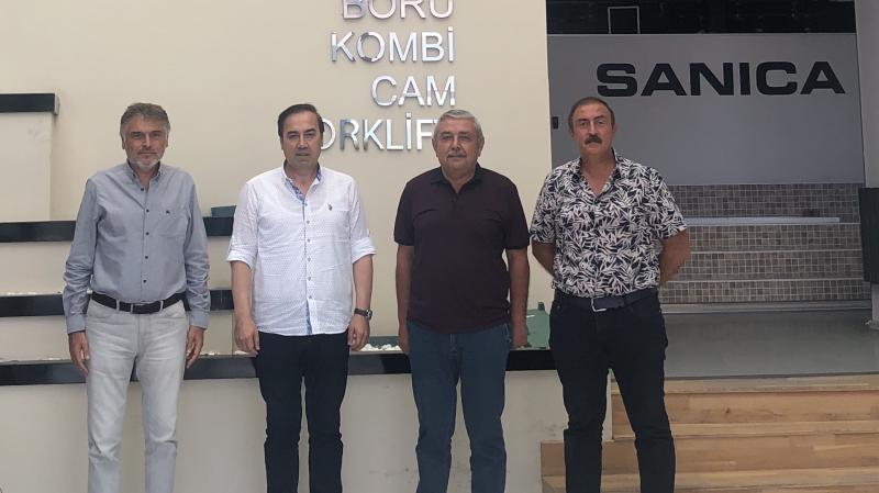 ATİK Genel Başkanımız Aziz ŞAHİN Fatinoğlu Holding ve Sanica Grubu Ortaklarından İş İnsanı Ali FATİNOĞLU, Songüller Metal ve Kimya Ticaret AŞ Yönetim Kurulu Başkanı Mustafa SONGÜL’ü ziyaret etti.