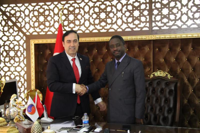 ATİK Genel Başkanımız Aziz ŞAHİN'i Kongo Turizm Bakanı Sayın Modero NSIMBA MATONDO ve Heyeti Ziyaret Etti.