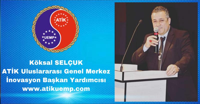 ATİK Genel Başkanımız Aziz Şahin’in olurlarıyla Yeşilçam Medya A.Ş ve 07 Haber Grubu Yönetim Kurulu Başkanı Köksal Selçuk ATİK Genel Merkez İnovasyon Başkan Yardımcısı oldu.