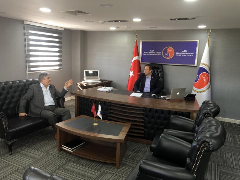 ATİK Genel Başkanımız Aziz ŞAHİN İngiltere ATİK Üst Kurul Üyemiz ve Genel Başkanımız Haluk MERDİNLİGİL Birlikte Görüşme Yaptılar