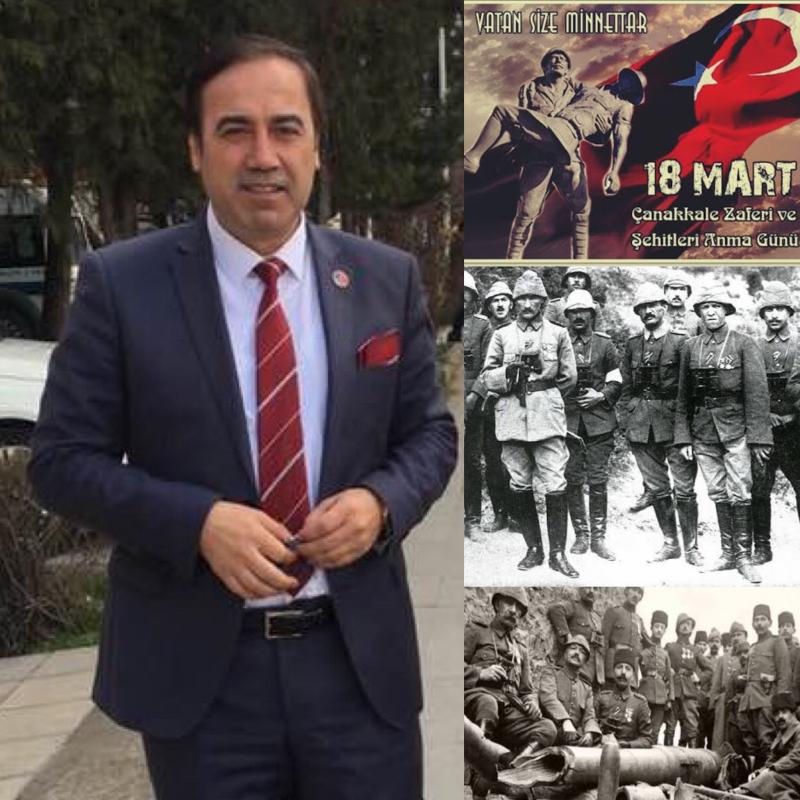 ATİK ve Avrupa Belediyeler Birliği Konseyi Genel Başkanı Aziz ŞAHİN’in Çanakkale Mesajı! “Geçilmez Destanını Yazan Aziz Şehitlerimiz !Ruhunuz şad, mekânınız cennet olsun”