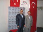 ATO-Ankara Ticaret Odası Başkan Yardımcısı Ali Gökşin'i ATİK Başkanı Aziz Şahin ziyaret etti.