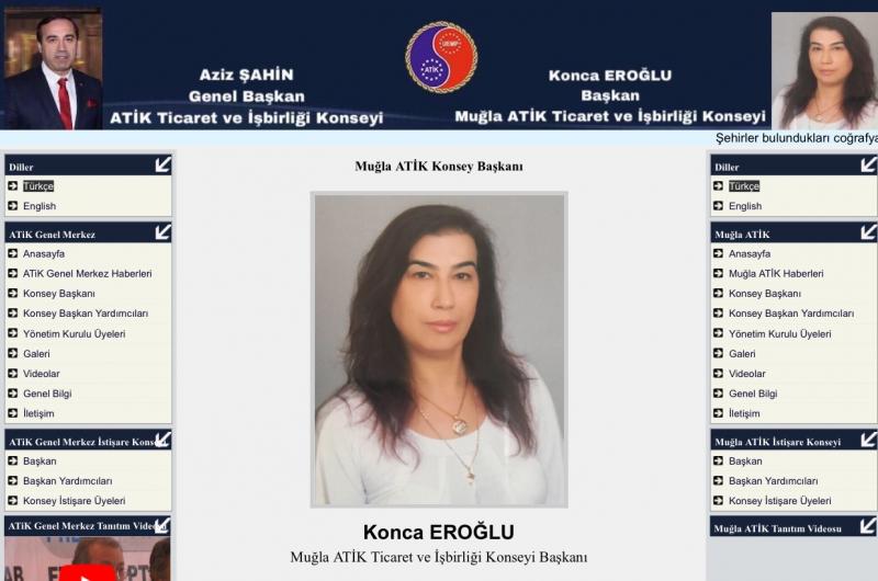 Muğla ATİK Ticaret ve İşbirliği Konseyi Başkanı Konca EROĞLU oldu