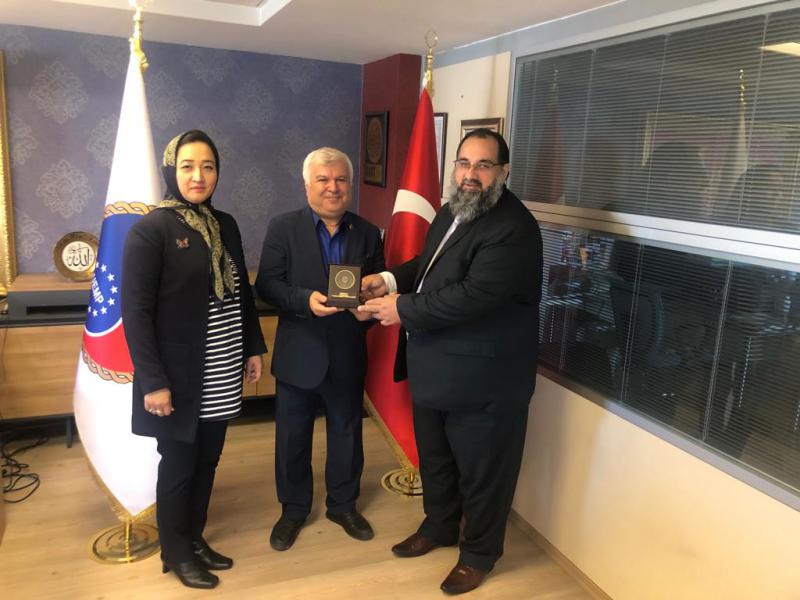 Pakistan Sailkot Ticaret Odası Başkan Yardımcısı ve Heyeti ATİK Türkiye Başkanı Mehmet Arat’ı ziyaret ettiler