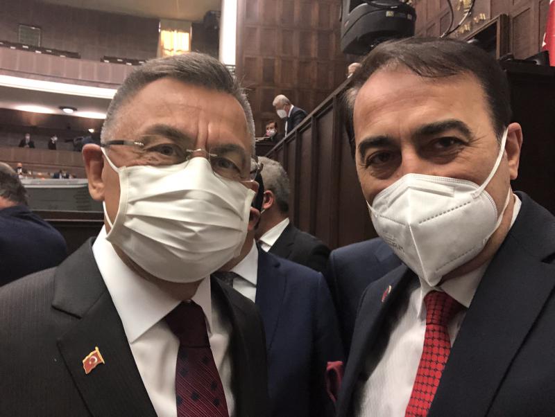 T.C. Cumhurbaşkan Yardımcısı Sayın Fuat Oktay ile ATİK Genel Başkanımız Aziz Şahin görüşme yaptı 