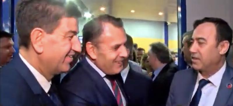 Yunanistan Savunma Bakanı Nikos Panayotopulos ATİK Genel Başkanımız Aziz Şahin görüştü.